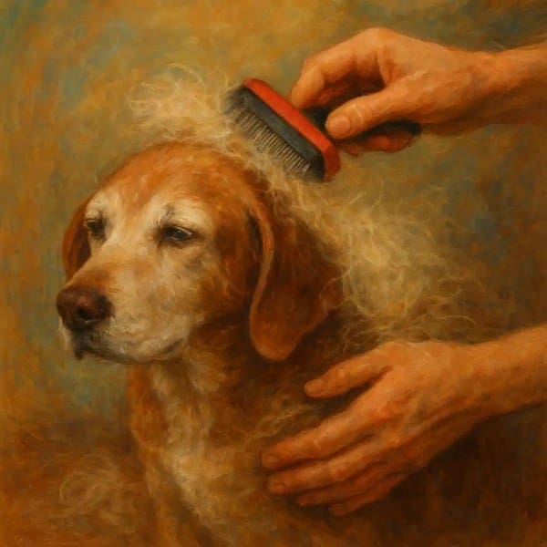 Effective Grooming Techniques to Manage Senior Dog Shedding