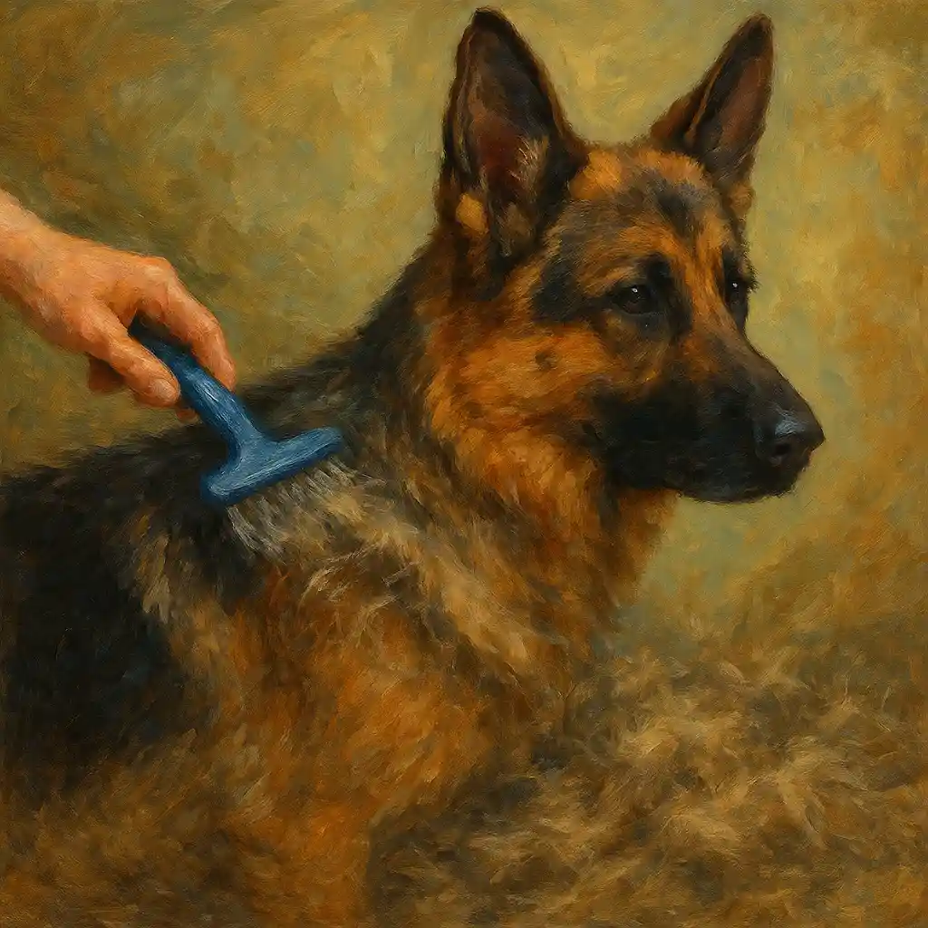 Grooming Tips to Control Shedding in GSDs