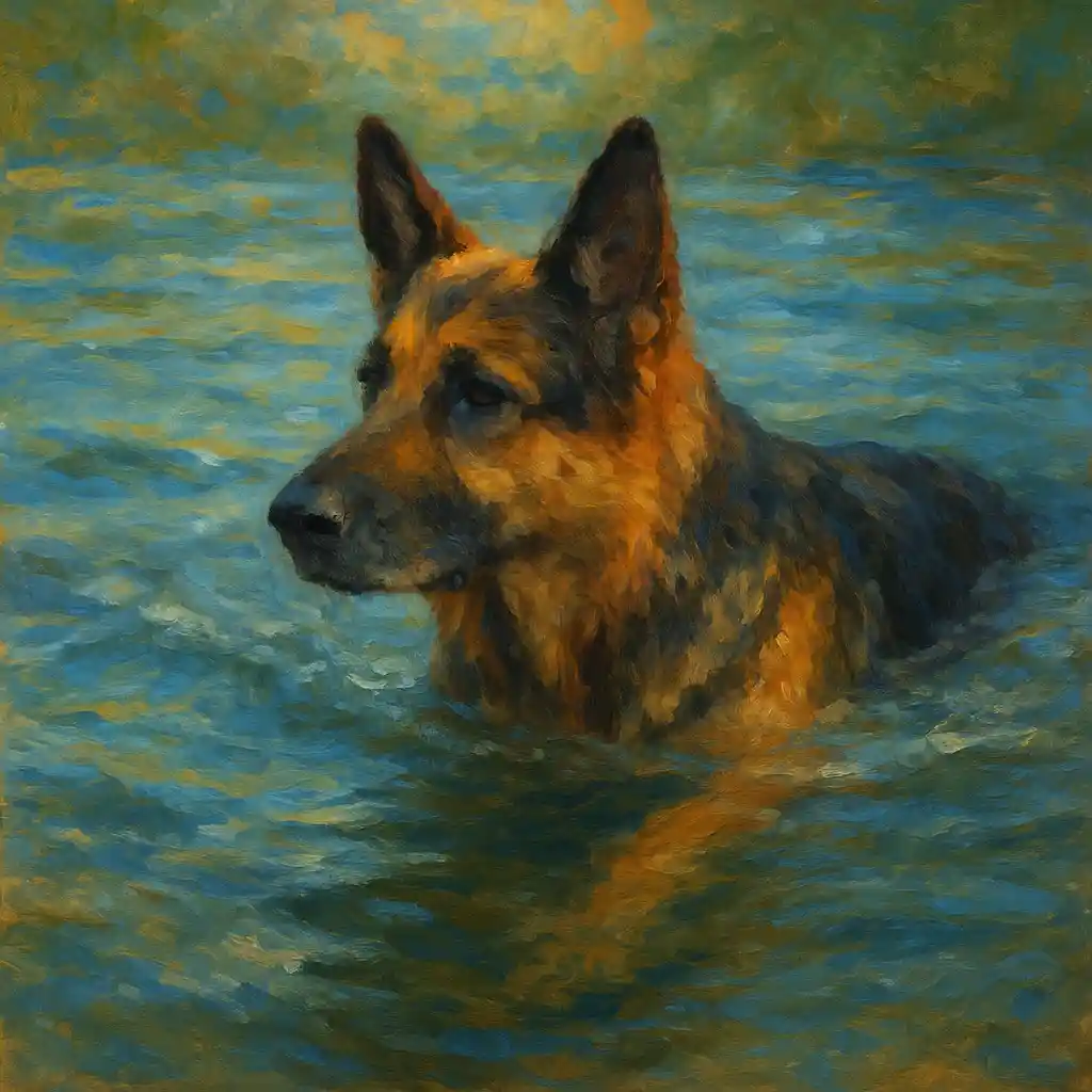 How to Introduce Your Senior GSD to Swimming