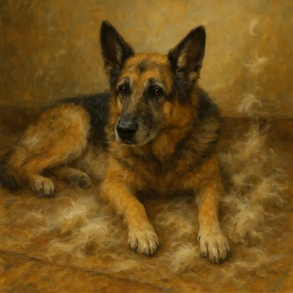 Managing Shedding in Senior German Shepherds