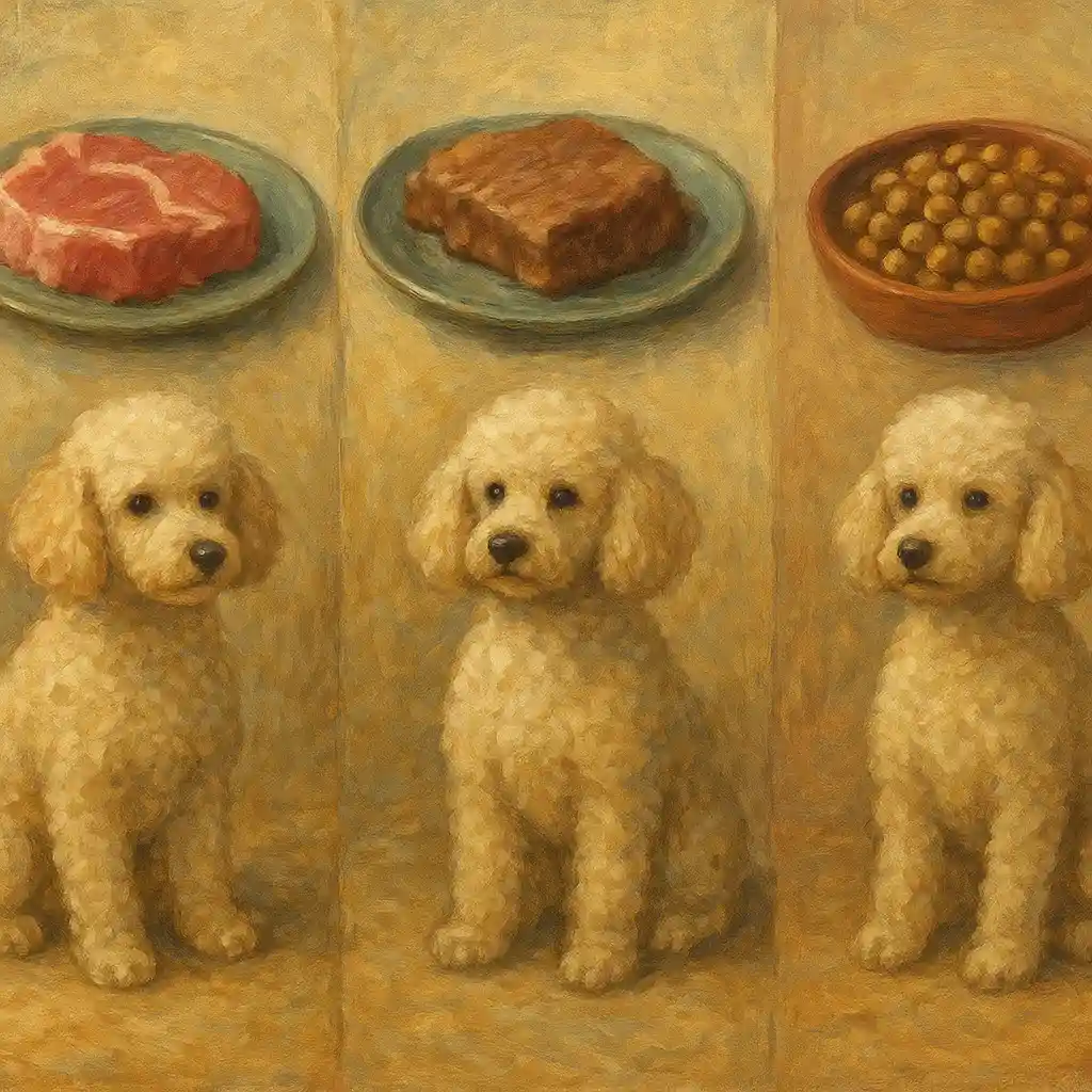 Raw, Cooked, or Kibble for Senior Poodles: A Practical Guide for Allergies, Digestion, Safety, and Budget