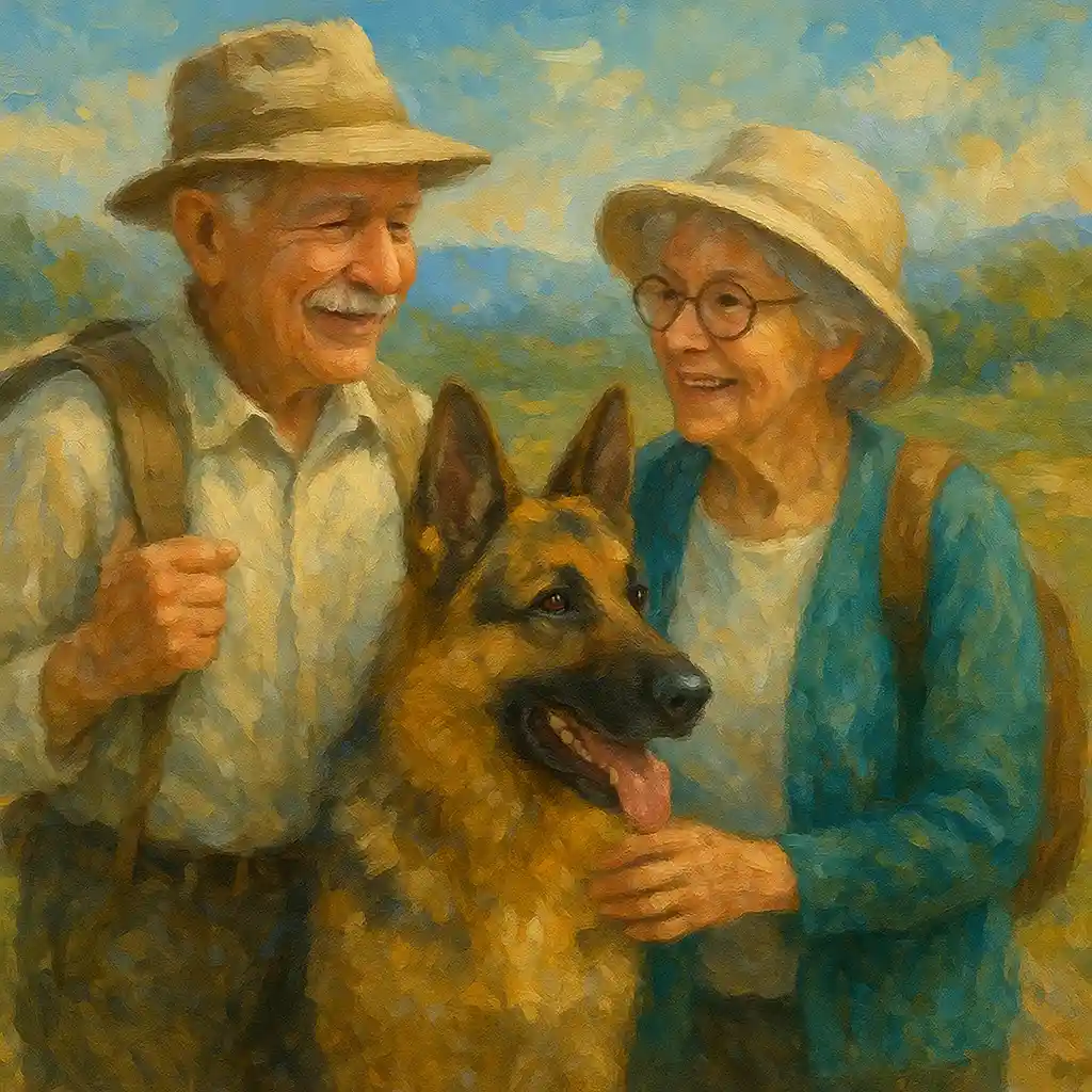 Safe Travel Tips for Seniors with German Shepherds