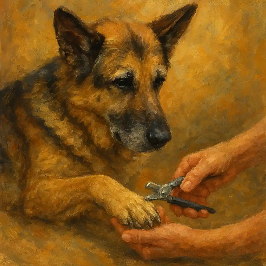 Stress-Free Nail Trimming for Senior German Shepherds