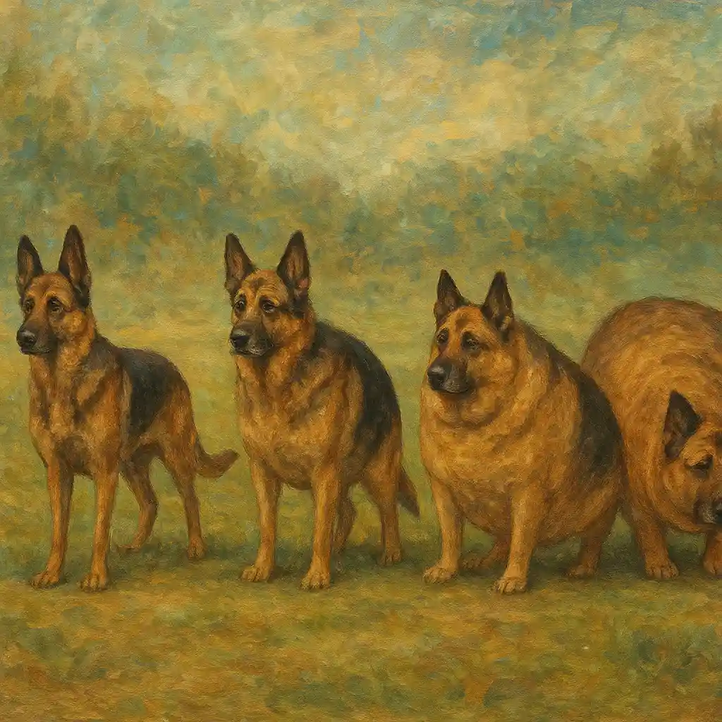 Weekly Weight Management for Senior German Shepherds